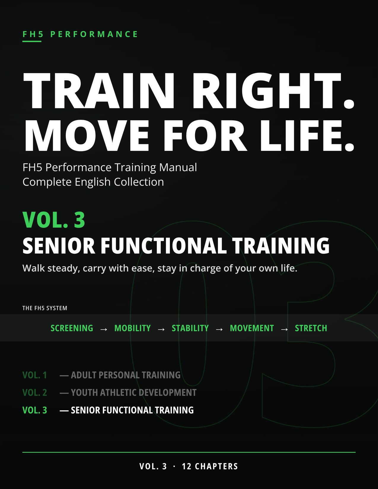 Train Right. Move for Life. — Vol. 3 cover